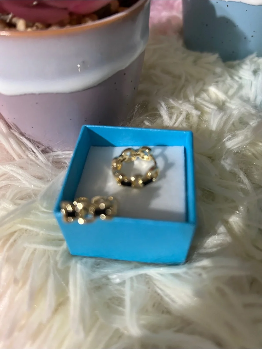 Gold Chain Link Hoop Earrings - Women Jewelry